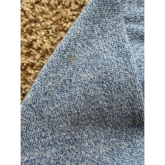 TALBOTS Light Blue, 100% Cotton sweater, size XL, Lightweight - Picture 6 of 8